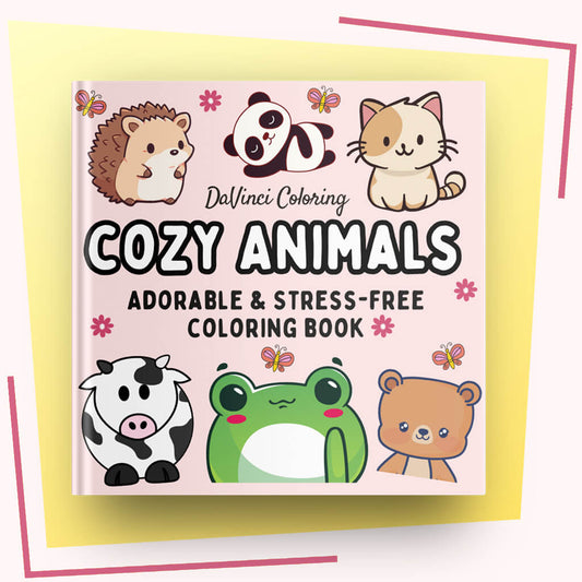 Cozy Animals - Coloring Book