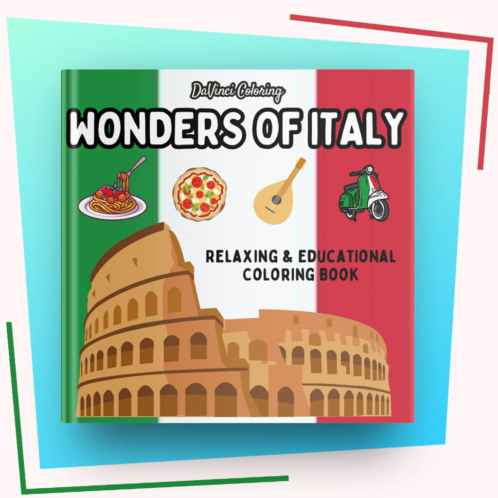 Wonders of Italy - Coloring Book